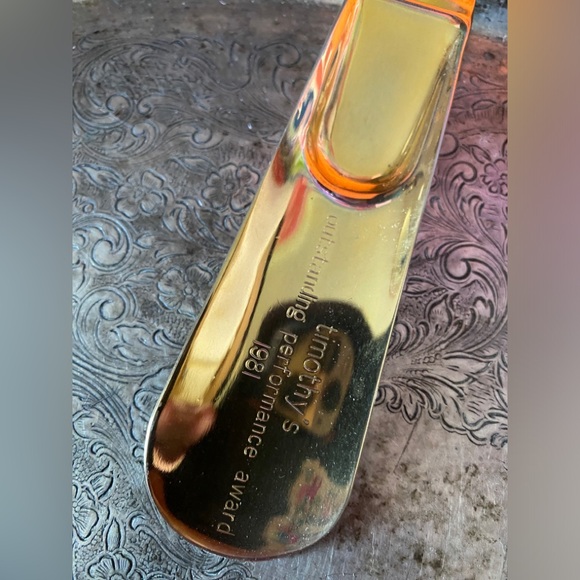 RARE Vintage GUCCI SHOE HORN Personal Wardrobe Shoe Accessory Decor